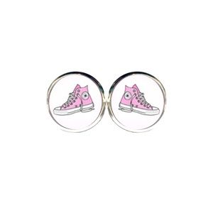 Pink Chucks Earrings